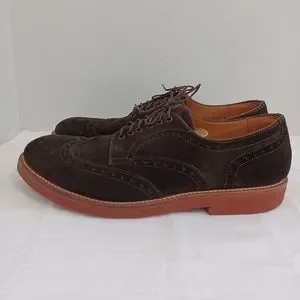 HIROSHI TSUBOUCHI mens shoes suede leather Brown lace-up size 9 MADE IN JAPAN Amazon.co.jp: Hiroshitsubuchi HTO-3007S Men main image 3